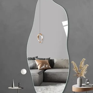 Customized Irregular Beveled Frameless <b>Mirror</b>, Aluminium/Decorative/Wall/Two Way <b>Mirror</b> for <b>Bathroom</b> & Living Room - Product Image 3