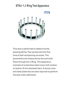 STHJ-1 <span class=keywords><strong>J</strong></span>-<span class=keywords><strong>Ring</strong></span>-<span class=keywords><strong>Test</strong></span> gerät SCC Passing Concrete Fließ fähigkeit Durchfluss zeit <span class=keywords><strong>J</strong></span> <span class=keywords><strong>Ring</strong></span>-<span class=keywords><strong>Test</strong></span> gerät für selbst konsolidieren den Beton - Product Image 5