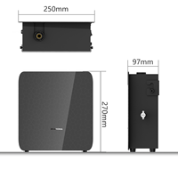 Diffuseur de parfum mural portable Bxaroma X1000 500 ml avec contrôle à distance par application pour les plateformes B2B