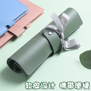 Carnet à feuilles mobiles en PU A5A6 Carnet à couverture souple Journal de notes grand livre journal Fournitures scolaires personnalisable - Product Image 5