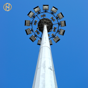 <strong>25</strong> <strong>Meter</strong> Hot Dip Galvanized <strong>High</strong> <strong>Mast</strong> Poles With Led <strong>Lights</strong> - Product Image 1