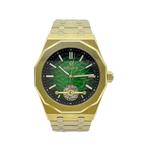 Boîtier de <span class=keywords><strong>montre</strong></span> en acier inoxydable, <span class=keywords><strong>bracelet</strong></span> pour mouvement mécanique, cristal saphir, <span class=keywords><strong>montre</strong></span> vintage de luxe pour <span class=keywords><strong>homme</strong></span>, 11 mm, étanche - Product Image 1