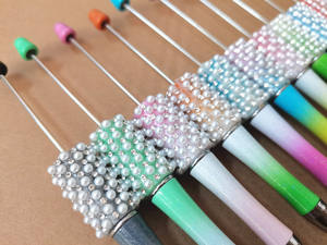 Perle kreative DIY Diamant bunte Kristall Schmuck Perlen 1,0mm Neuheit Kunststoff Stift Top Add-On Business <span class=keywords><strong>Promotion</strong></span> Dekorationen - Product Image 2