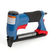 Pistolet agrafeur pneumatique en acier à bec long 21GA 8016 pour projets de rembourrage et de revêtement de sol en bois BEA