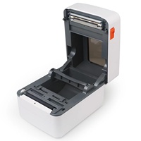 Impresora de Etiquetas Térmicas Directas de 4 Pulgadas con Interfaz USB, Impresora de Etiquetas de Envío para Almacén 4X6, Impresora de Escritorio para Etiquetas de 110 mm