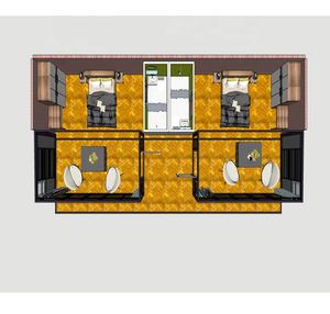 บาร์ตู้คอนเทนเนอร์สำเร็จรูป20ฟุตแบบถอดออกได้หรูหราร้านค้า - Product Image 1