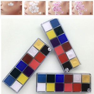 Set di 12 Colori ad Alta Pigmentazione per Trucco Viso e Corpo, Impermeabile, Cosmetici Personalizzati per Feste, Pittura Corporea Sicura - Product Image 3