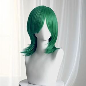 Perruque courte MapofBeauty de 16 pouces/40 cm avec frange latérale, en fibre haute température, bonnet ajustable, perruque superposée pour cosplay (rouge) - Product Image 5