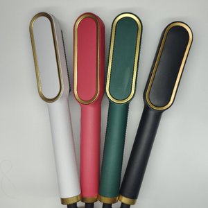 Brosse lissante personnalisée, Lisseur professionnel, <span class=keywords><strong>Fer</strong></span> <span class=keywords><strong>à</strong></span> boucler nouveau style, Peigne <span class=keywords><strong>à</strong></span> boucler double usage - Product Image 5