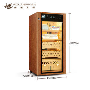 Humidificateur de cigare réfrigéré R600a 191L réfrigérateur étui humidificateur vitrine Abinet contrôle de température d'humidité Intelligent - Product Image 3