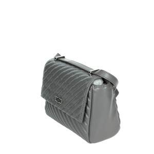 Borsa a tracolla Vintage da donna X05.001 grigia con chiusura a Zip singola con fodera portatile in PU e poliestere - Product Image 2