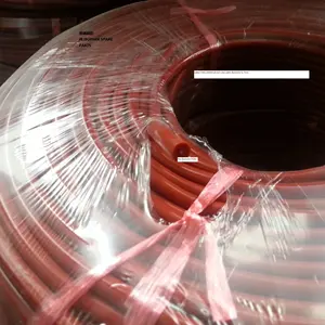 एचटी केबल, लाल रंग, 7 मिमी. 100 मीटर/रोल, स्पार्कलिंग तार, बर्नर स्पेयर पार्ट्स
