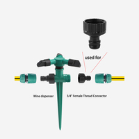 Raccords de tuyauterie d'arrosage de jardin à filetage femelle 3/4 pouces, adaptateur de raccord rapide pour robinet d'irrigation agricole, joint de tuyau en plastique NPT