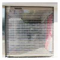 Porte à enroulement transparente en PC cristal, volets de sécurité transparents, portes à enroulement transparentes pour magasins