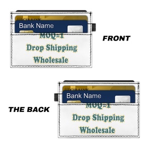 Porte-cartes fin et léger personnalisé double face, style hawaïen du Pacifique, impression à la demande, vente en gros d'usine - Product Image 5