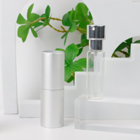 Fantaisie 30ml Twist up Aluminium Parfum Pulvérisateur Bouteille Rechargeable Voyage Parfum Atomiseur Vide pour Parfum