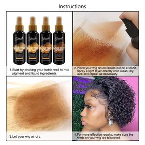 Nuovo arrivo Custom Private Label 100ml 4 colori tinge Look naturale per <span class=keywords><strong>capelli</strong></span> Spray per <span class=keywords><strong>capelli</strong></span> 2 in1 Baby Hair Styling pizzo <span class=keywords><strong>tinta</strong></span> Spray - Product Image 6