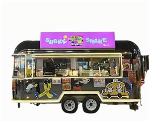 Remolque de Concesión Coreano <span class=keywords><strong>para</strong></span> Corn Dogs y Dulces con Estructura de Aluminio, Empanadilla de <span class=keywords><strong>Harina</strong></span> de Arroz, Revestimiento de Patatas Fritas y Estación de Salsas - Product Image 5