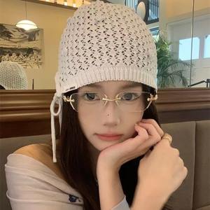 कारखाने थोक में महिलाओं के एंटी-ब्लू लाइट प्रिस्क्रिप्शन चश्मे-धातु फ्रेम पीसी लेंस y2k फैशन हॉट गर्ल - Product Image 6