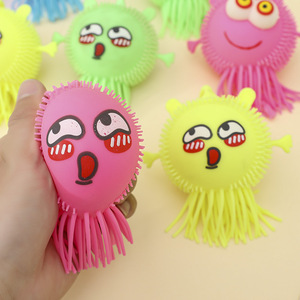 Deng Mei – jouet pompon pieuvre lumineux en TPR, anti-stress, pour enfants de 5 à 14 ans, jouet unisexe pour le développement visuel - Product Image 3