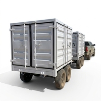 Remorque d'osmose inverse portable SH pour l'industrie alimentaire avec certification HACCP, connexions sanitaires, 3000 L/heure, 50 kW, 380 V