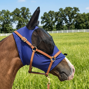 Hot Selling Custom High Quality Horse Care Polyester Mesh Fly <b>Mask</b> with <b>Eye</b> Protection for Outdoor Use and Equestrianism - Product Image 4
