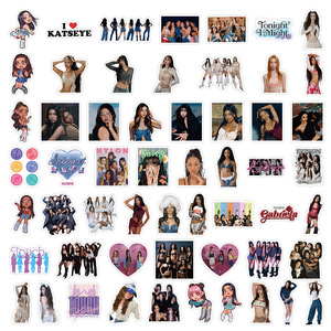 56 autocollants graffiti KATSEYE pour décorer les téléphones, autocollants Kpop <span class=keywords><strong>sexy</strong></span> pour filles, groupe <span class=keywords><strong>de</strong></span> stars coréennes - Product Image 3
