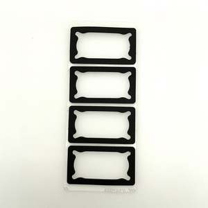 Junta de sellado de EVA negra preformada e impermeable para caja de interruptores y tomas de corriente, ignífuga, con adhesivo de una cara, almohadilla de esponja de EVA - Product Image 1