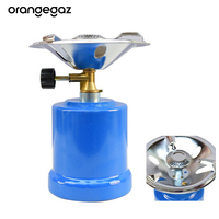 Réchaud à gaz portable Orangegaz, fabrication directe, pour pique-nique en plein air, camping, résistant au vent, en acier inoxydable