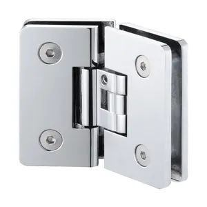 CRL Polished Chrome 135 Degree Glass To Glass Stainless Steel Bathroom Duty Glass Door Hinge