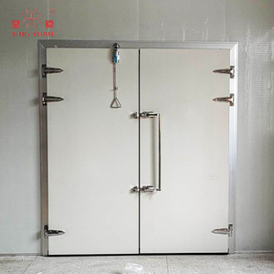 Porte de chambre froide isolée de 4 'étanche à l'air avec paire de résistances/porte coulissante de garde-corps en aluminium pour chambre froide - Product Image 5