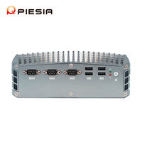 Industrial Fanless itx mini pc x86 CPU 6th/7th/8th computadora industrial integrada con 6COM VGA HD LVDS