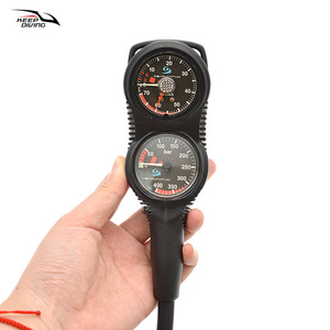 Keep Diving Diving Pressure <b>Gauge</b> Dual <b>Gauge</b> Black GG-996 Underwater Equipment - Product Image 5