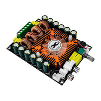 Carte d'amplificateur numérique haute puissance TDA7498E 2.0 HIFI Stéréo 160W*2 Prise en charge BTL 220W 120x78x21.6mm
