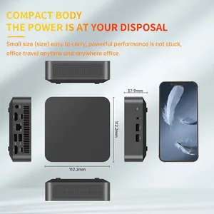 GenMachine New Intel N100 Mini PC <strong>4</strong> Cores, <strong>4</strong> Threads Win 11 M.2 WIFI5 DDR4 PC Gamer BT 5.2 Mini <strong>Computer</strong> 3.40 GHz 6W - Product Image 4