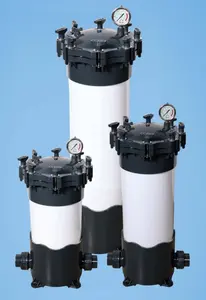 Su arıtma için UPVC yüksek akış filtresi kartuş filtre muhafazası