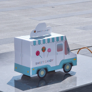 Düğün Hediyesi Geri Dönüştürülebilir Şık Karton Şekerleme Market Arabası Ambalaj Dosyaları Kutuları Jöle Şeker Bebek Maması - Product Image 2