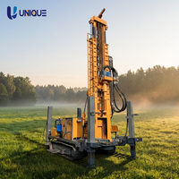 Machine de forage de puits d'eau portable hydraulique 600m, 800m, 1000m à prix abordable