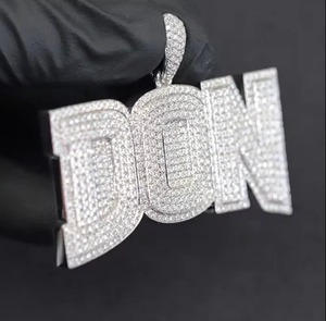 Top Quality Certified Moissanite Diamond Pendant Necklace 925 Silver Elegant Jewelry for Anniversary Available At Best Price - Product Image 5