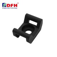 Fabrication en usine Fixation Clips de câble Montage en gros Bloc de reliure universel en nylon noir pour attaches