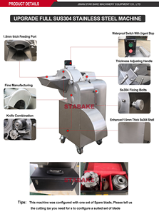 Altın tedarikçisi satış sebze küp kesme dilimleme işleme makinesi kesme patates/havuç - Product Image 4