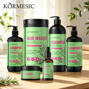 KORMESIC Private Label OEM Rosemary Mint Strengthening Scalp & Hair Care Wash Set Hair Mask <b>Shampoo</b> Conditioner Oil Nourishing - Product Image 1