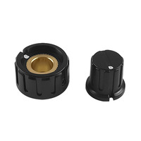 Boutons de potentiomètre ABS usinés sur mesure par CNC 15x17mm - Boutons de volume en plastique pour amplificateur