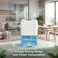Déshumidificateur compact multifonctionnel avec étiquette personnalisée: dégivrage automatique, LED colorée, fonction veille avec matériau élevé
