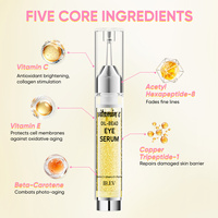 Sérum Contour des Yeux Personnalisé OEM au Tripeptide de Cuivre et Acétyl Hexapeptide-8, avec Perles d'Huile de Vitamine C, Hydratant, Anti-Âge et Éclaircissant pour la Peau Sous les Yeux