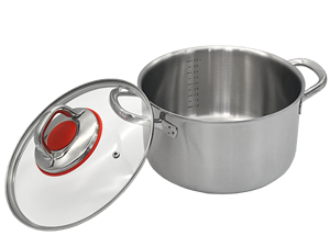 <span class=keywords><strong>Victoria</strong></span> Series 24cm Doble Mango 18/10 Olla <span class=keywords><strong>de</strong></span> sopa <span class=keywords><strong>de</strong></span> acero inoxidable para <span class=keywords><strong>ollas</strong></span> al vapor - Product Image 2