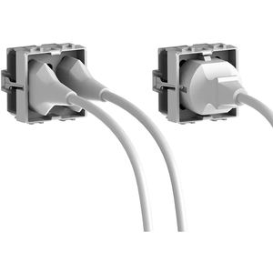 4Box .H21 Enchufe Empotrable de 3 Tomas Schuko Bipasso IP44 Plástico con Conexión a Tierra Estándar 230 V - Product Image 4