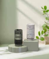 Usine directe en gros 30ml/50ml/100ml cylindre parfum bouteille en verre emballage avec boîte de Tube de papier