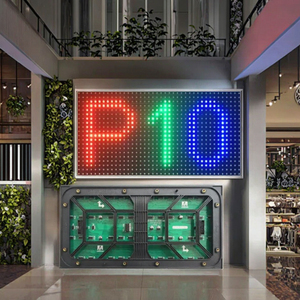 Affichage SMD programmable pour extérieur, rouge, avec indice d'étanchéité IP65, HDR10+, luminosité 5000 cd, P10, LED monocouleur pour extérieur - Product Image 4