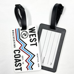 Etichetta per Bagagli in PVC Scintillante con <span class=keywords><strong>Stampe</strong></span> Animali, Cinturino alla Moda Personalizzato in Rilievo per Scatole di Materiali Artistici ed Etichette per <span class=keywords><strong>Artisti</strong></span> - Product Image 3